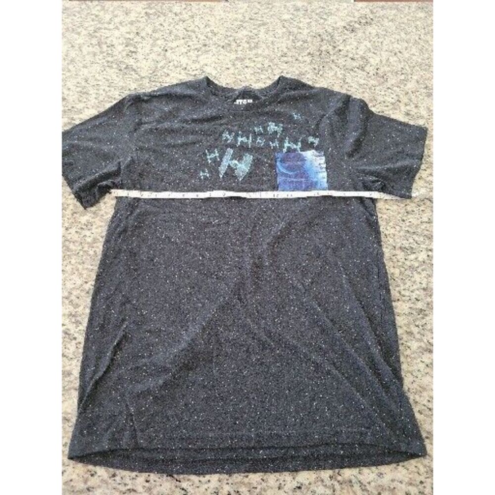 Star Wars‎ Fighter Death Star TIE Fighter Mens Black T-Shirt Sz Lrg